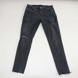 Joe's Women's Skinny Ankle Jeans Size 30 Gray 27.5" Inseam Dael Gray Distressed
